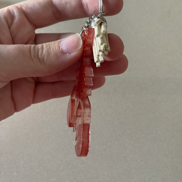 Handmade Lobster Keychain - Picture 3 of 6